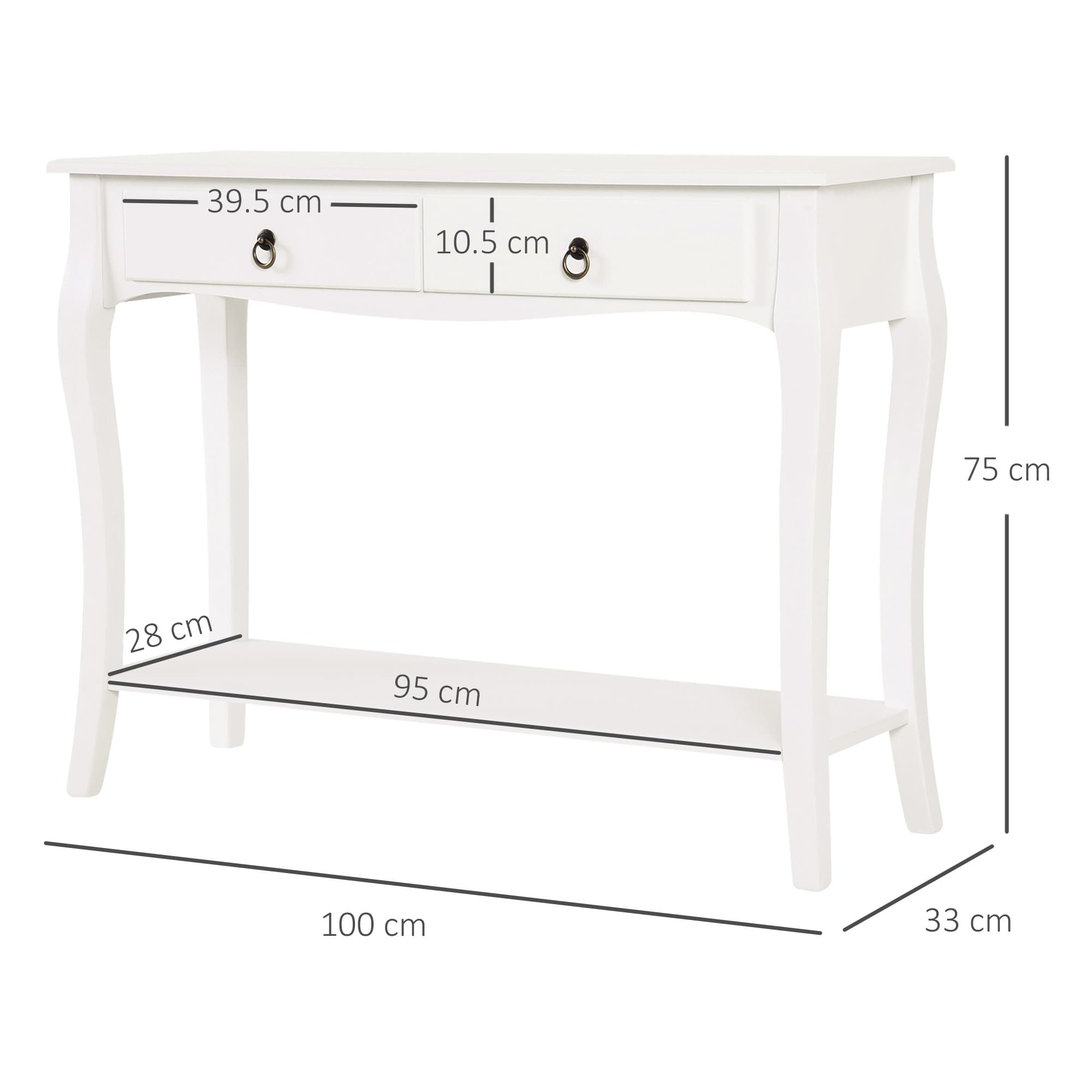Ivory Console Table - image 3