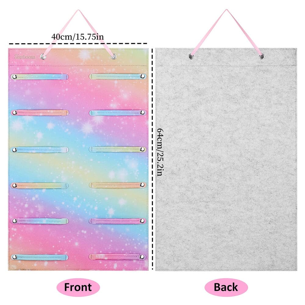 All your hair accessories in one place — rainbow pastel organiser - image 4