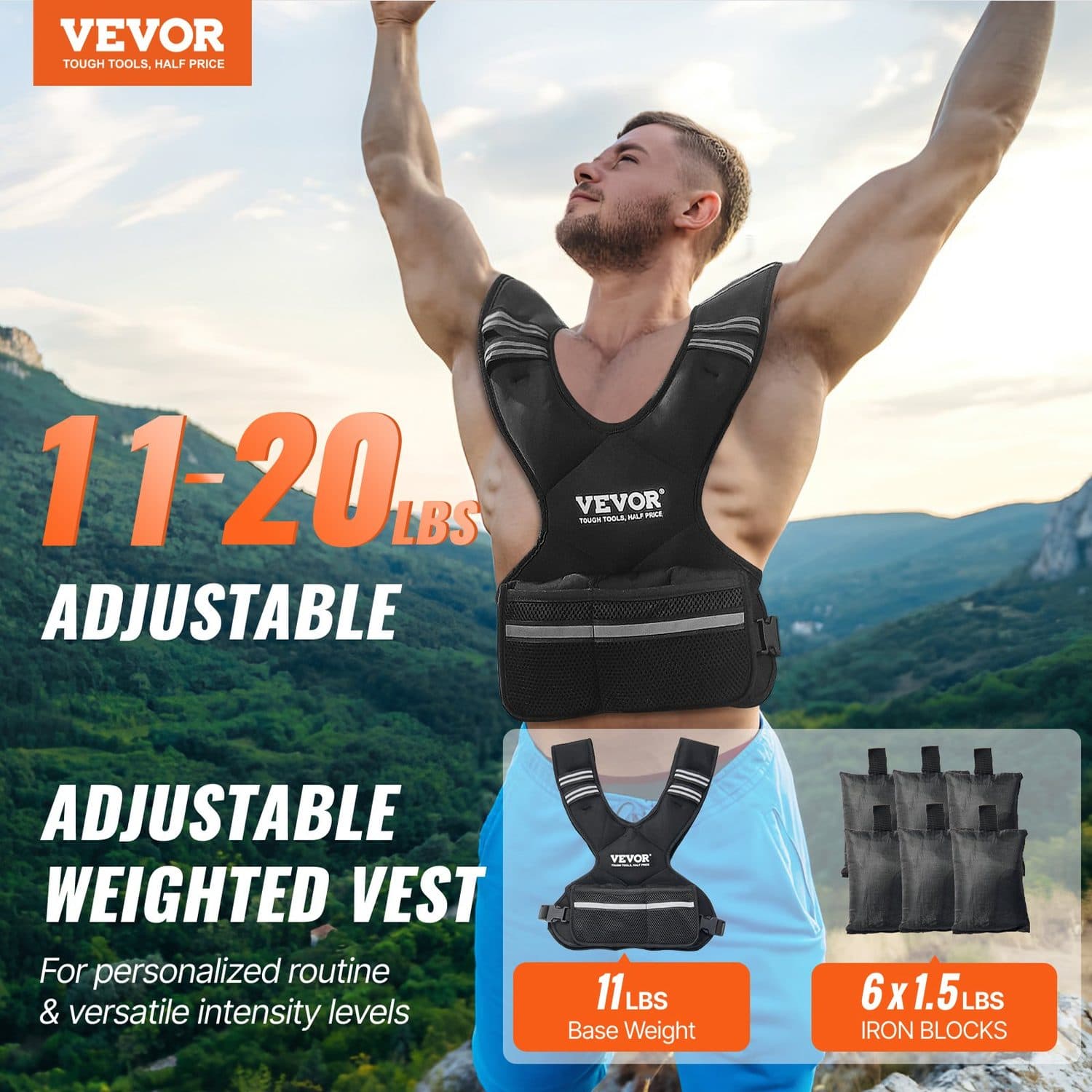 Build Strength Effortlessly with an Adjustable Weighted Vest - image 1
