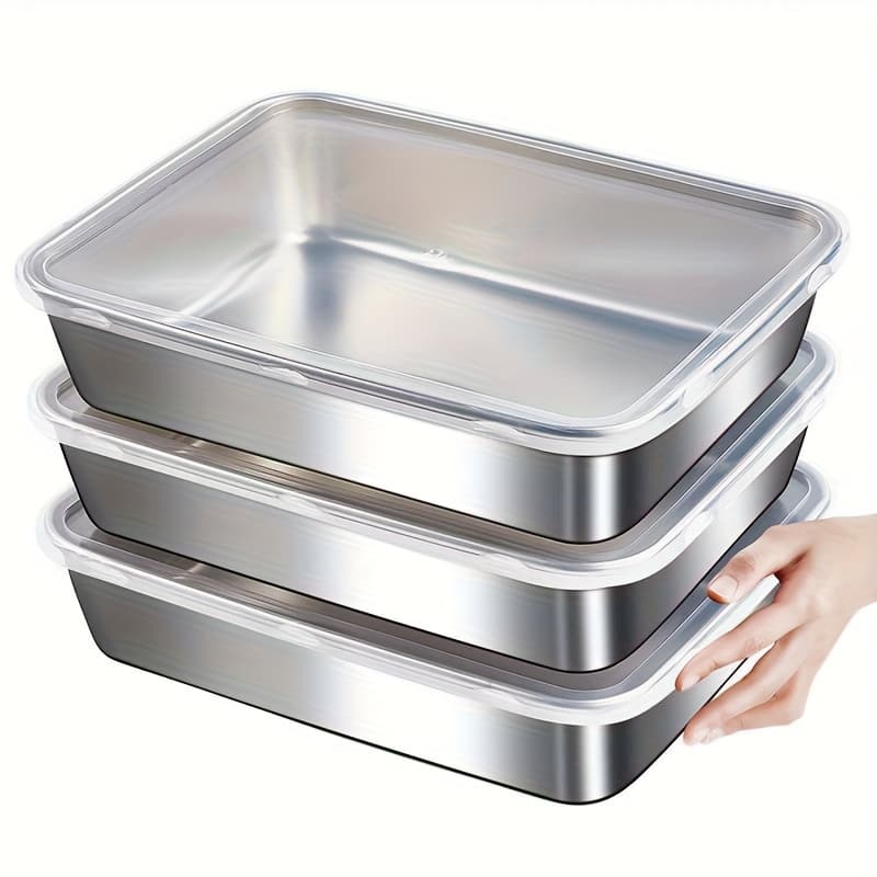 Keep Food Fresh with Stainless Steel Stackable Containers - image 10