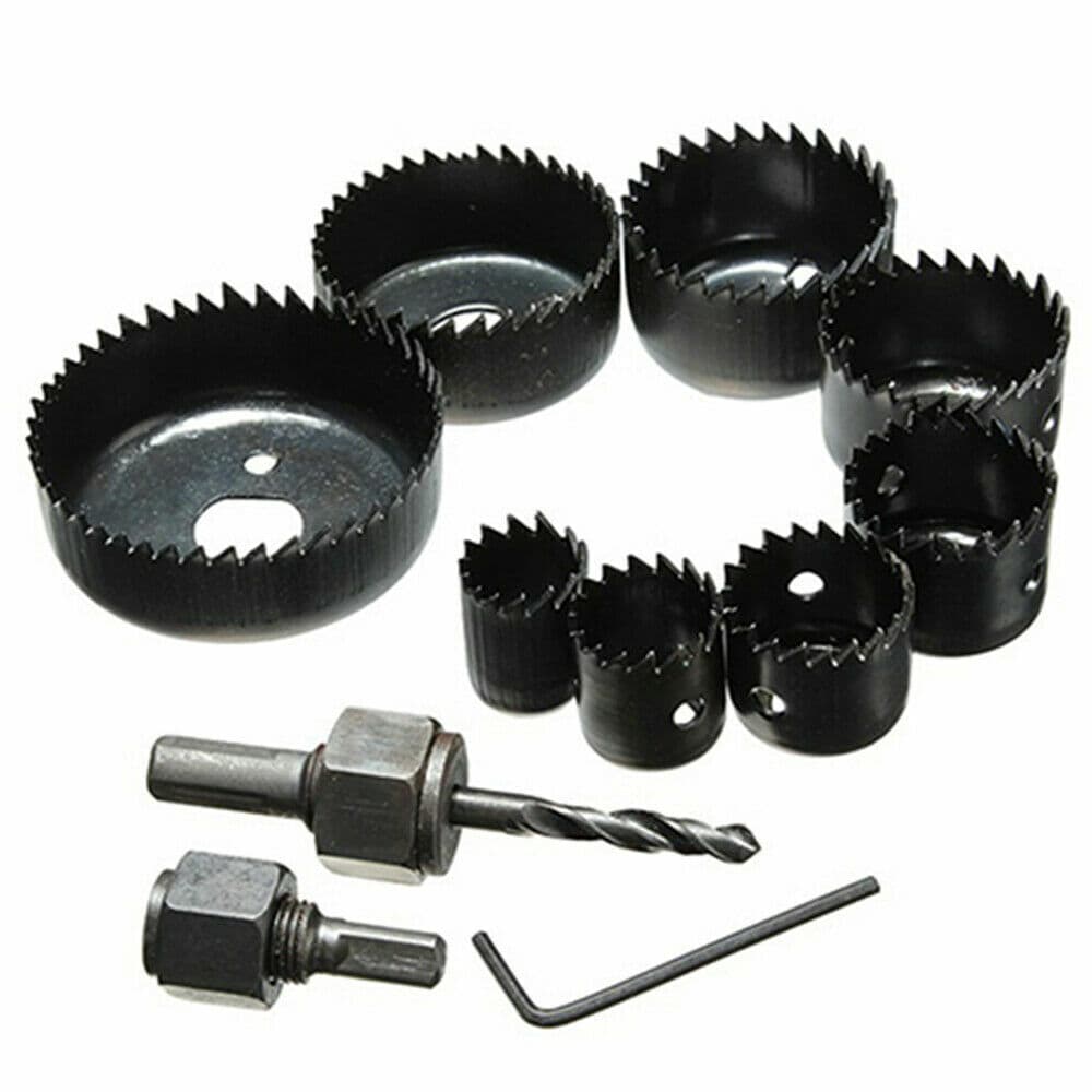 11 Piece Hole Saw Kit for Clean Circular Cuts - image 3