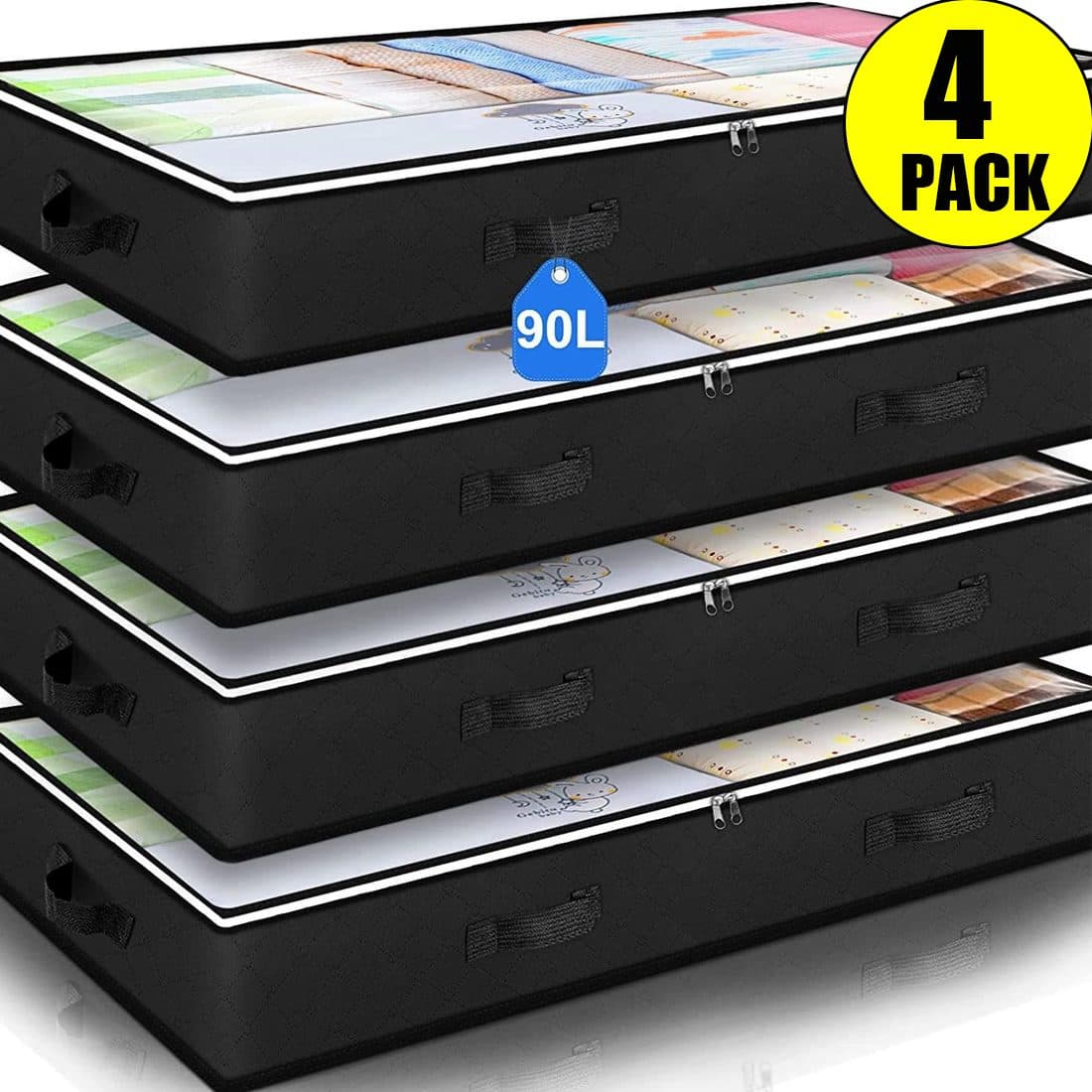 Reclaim Under-Bed Space with 90L Zip-Up Storage Bags - image 7