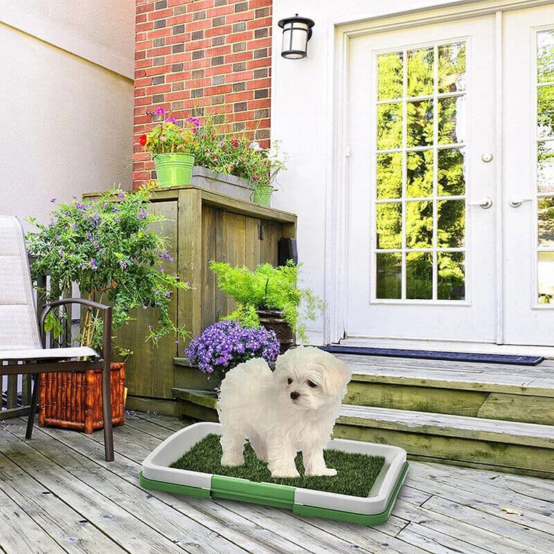 Reusable Indoor Potty Training Mat with Three-Tier Drainage - image 2