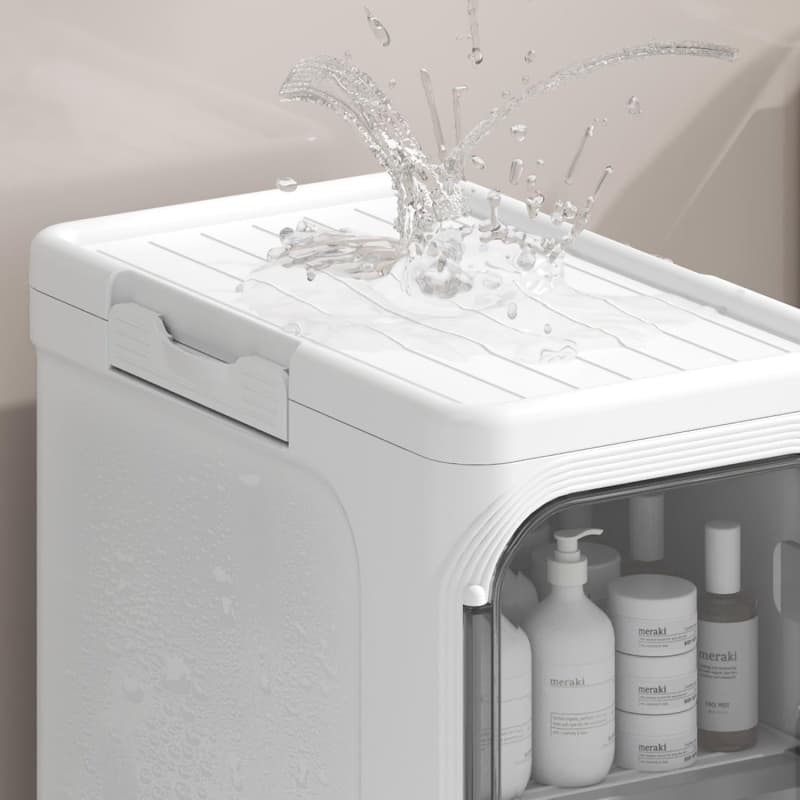 Slim Bathroom & Bedroom Storage Cabinet on Castors - image 7