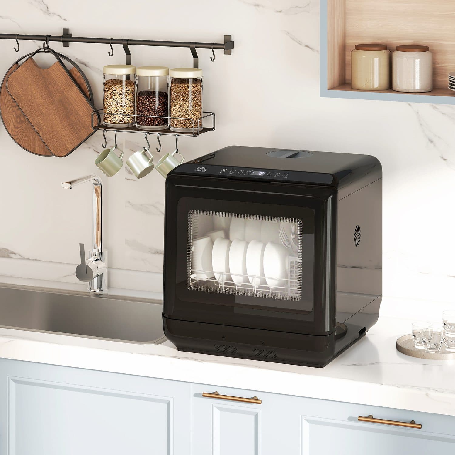6L Compact Dishwasher for Countertops and Small Kitchens - image 4