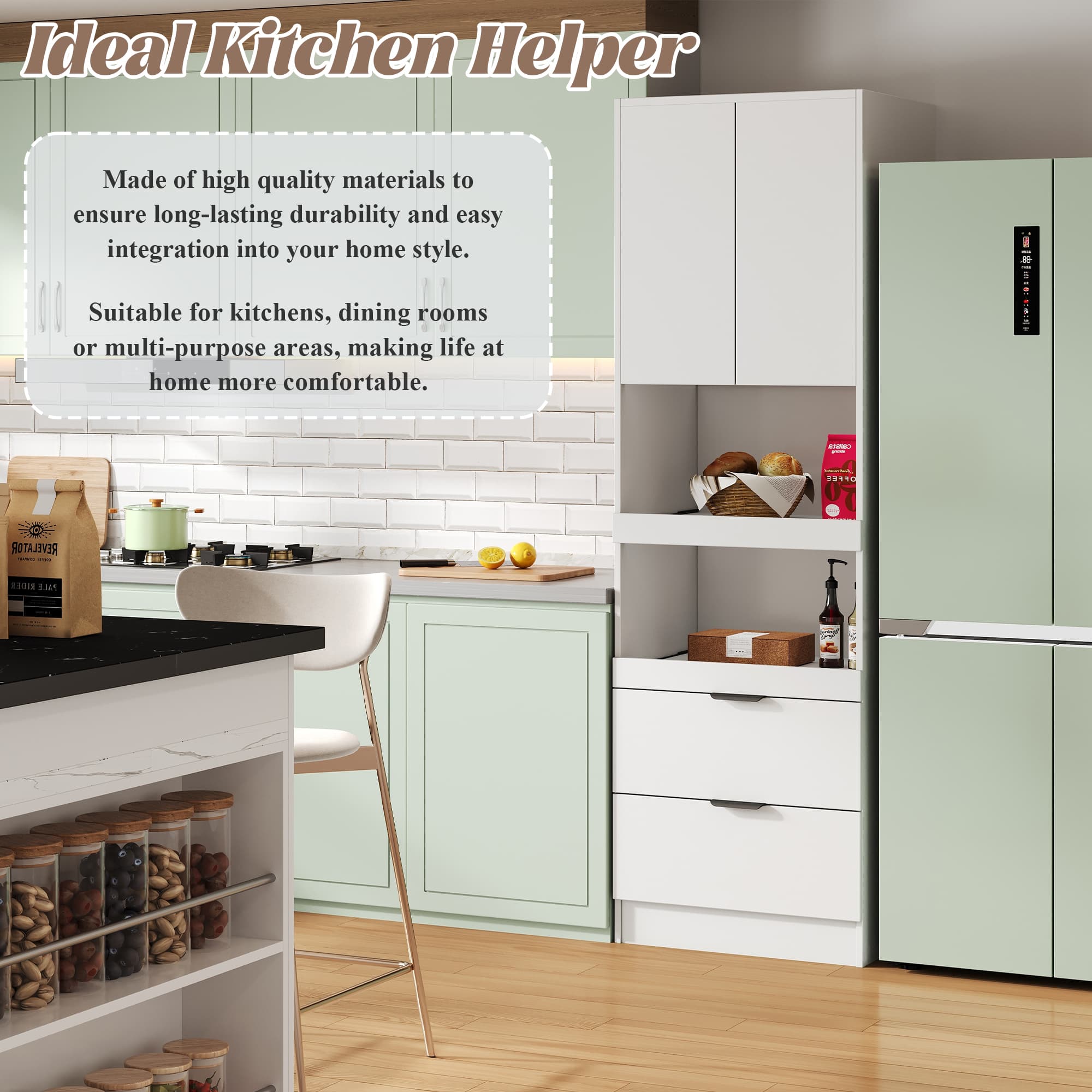 Multifunctional Storage Pantry - image 4