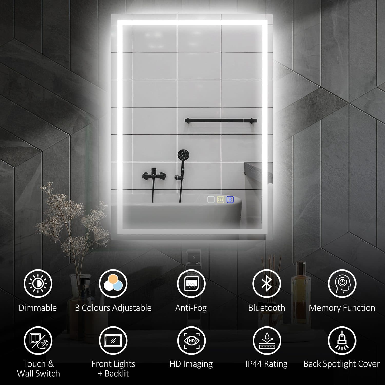 Bluetooth LED Mirror - image 4