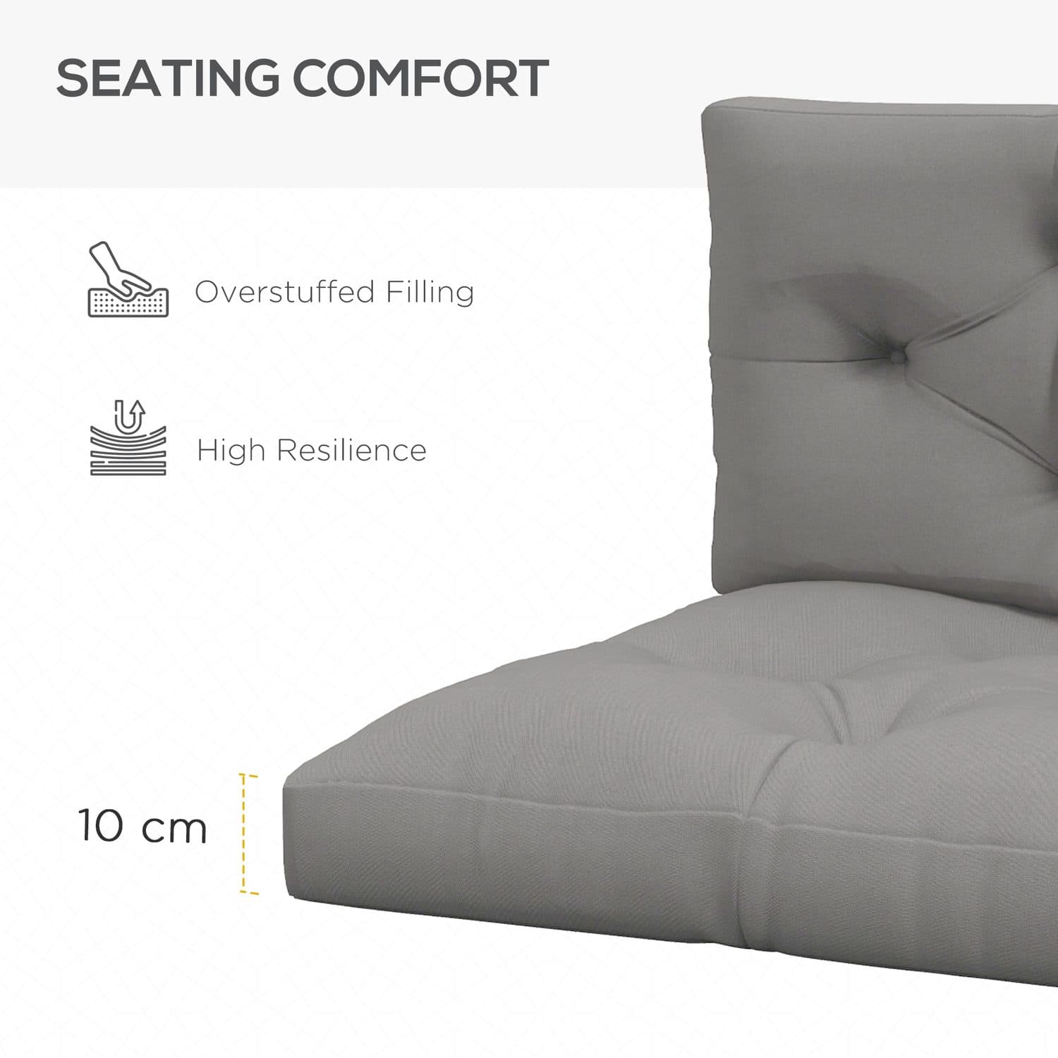 Padded Pallet Cushion Set for Outdoor Seating - image 1