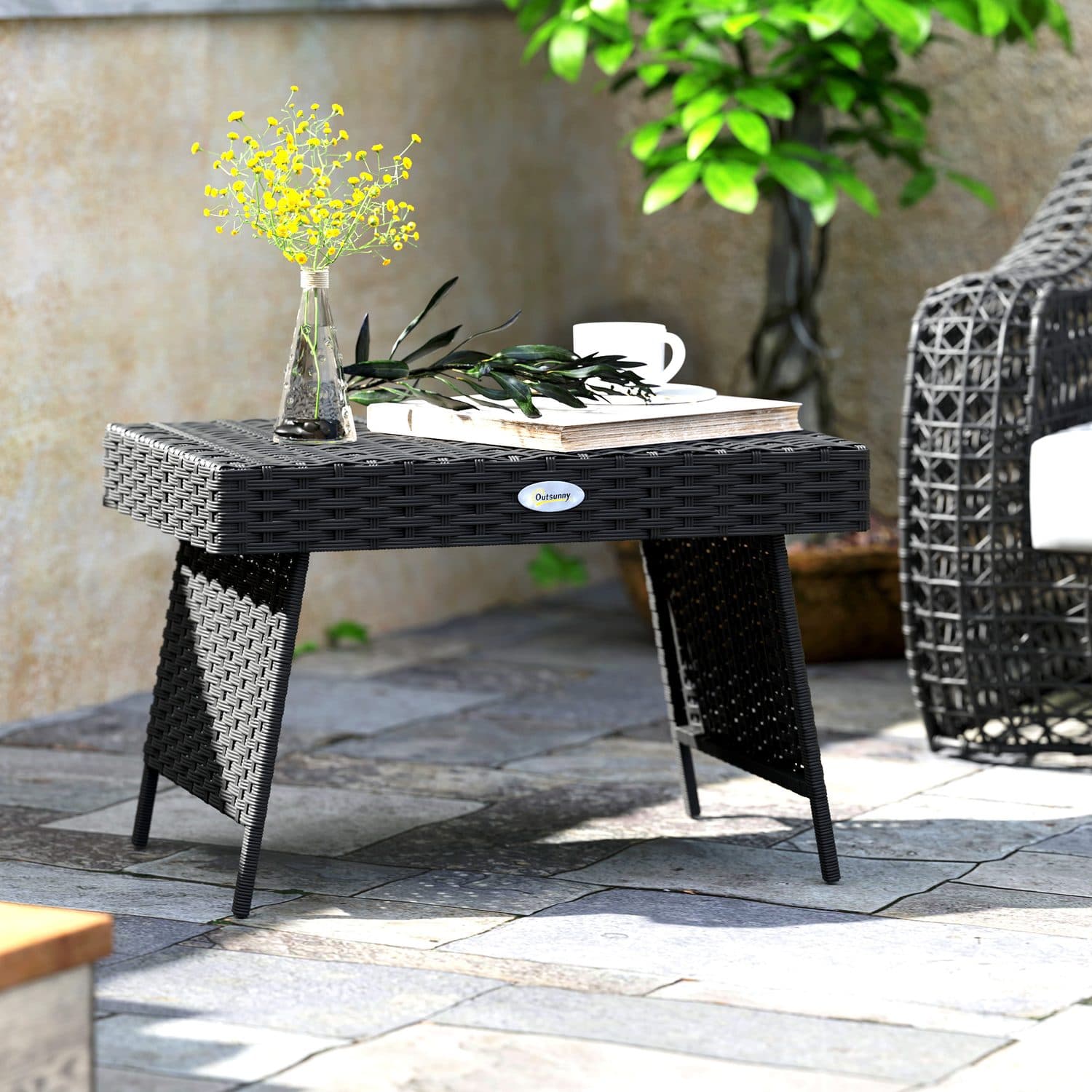 Foldable Rattan Coffee Table - image 3