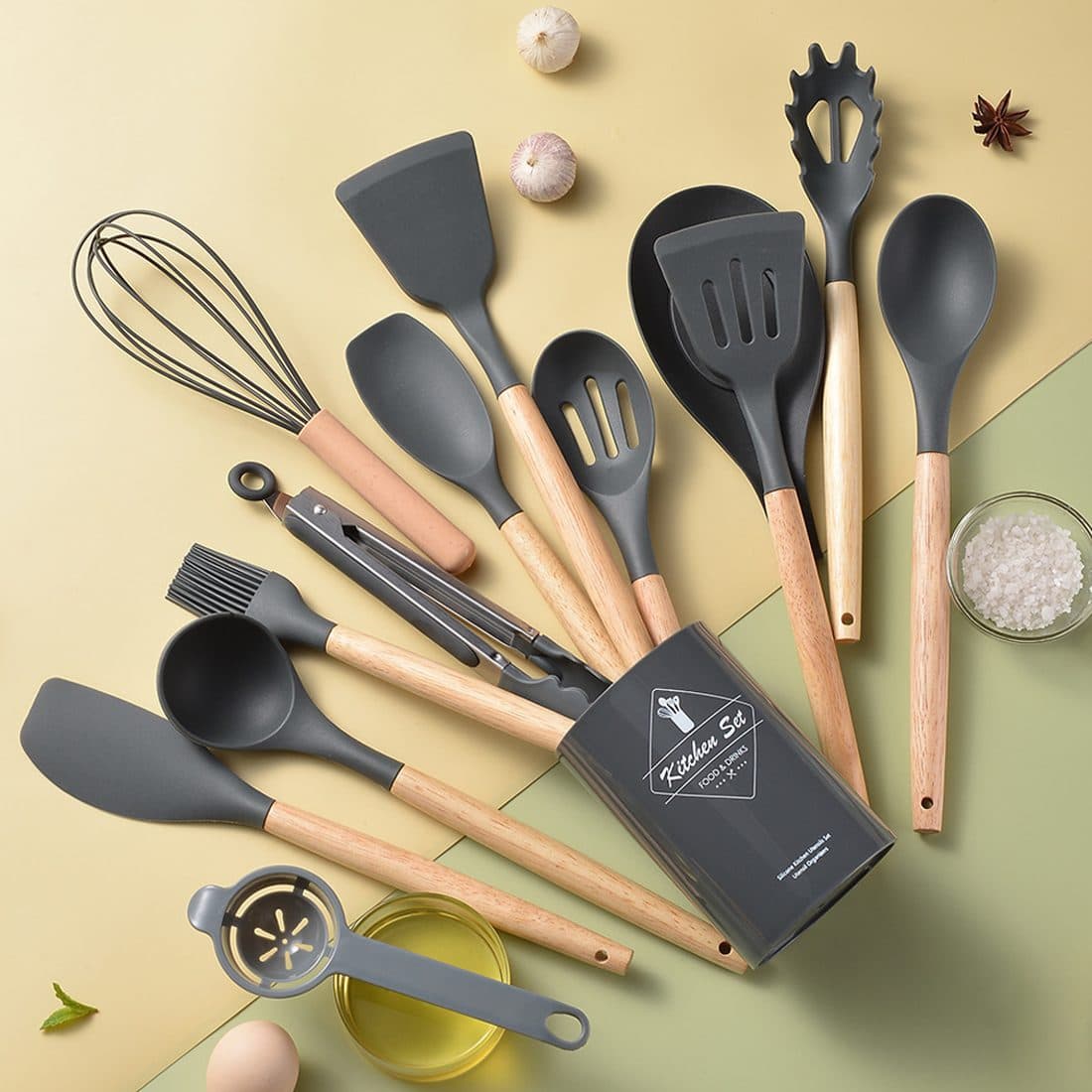 A Complete Kitchen Utensil Set Built for Non-Stick Cookware - Default