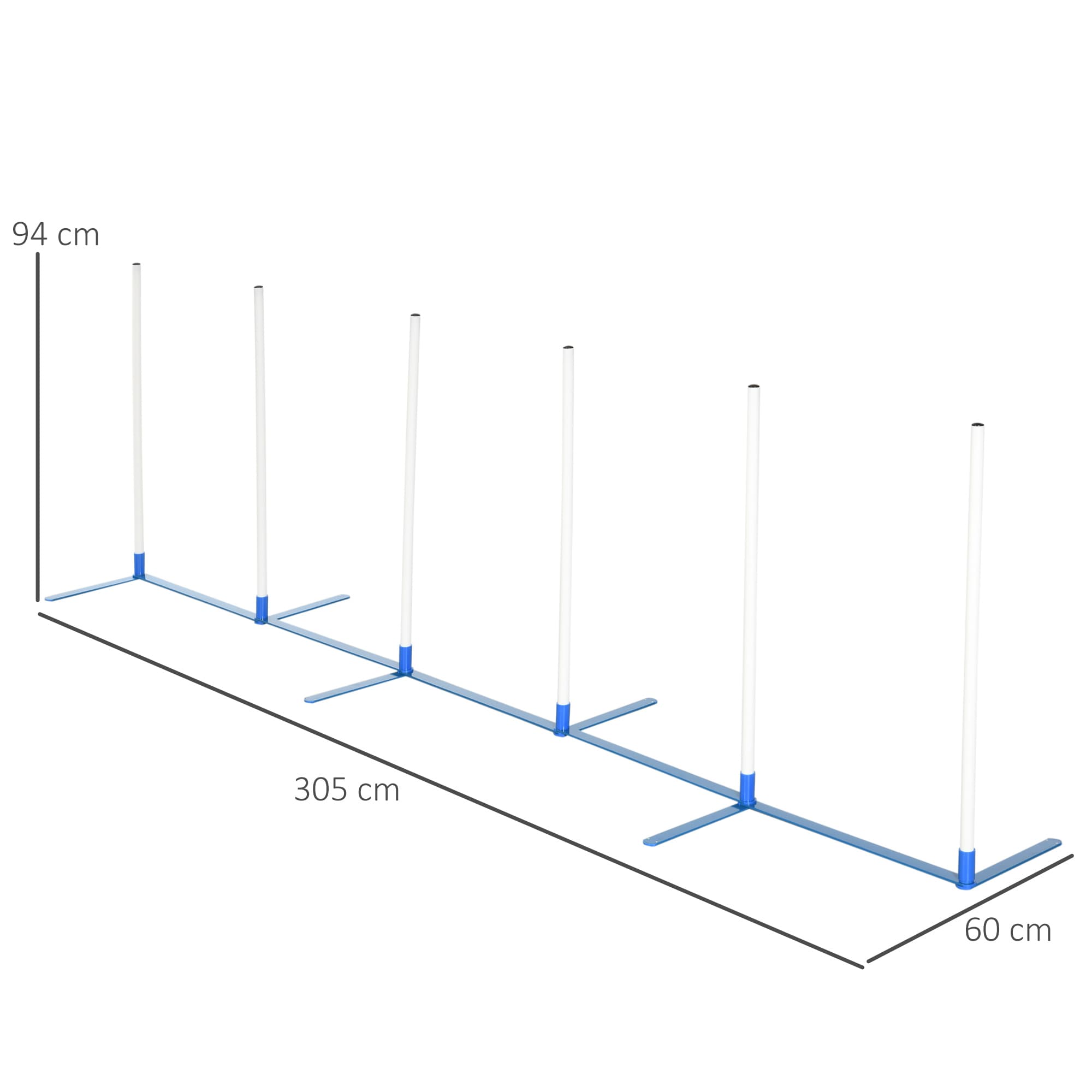 Adjustable Dog Agility Weave Pole Set - image 2