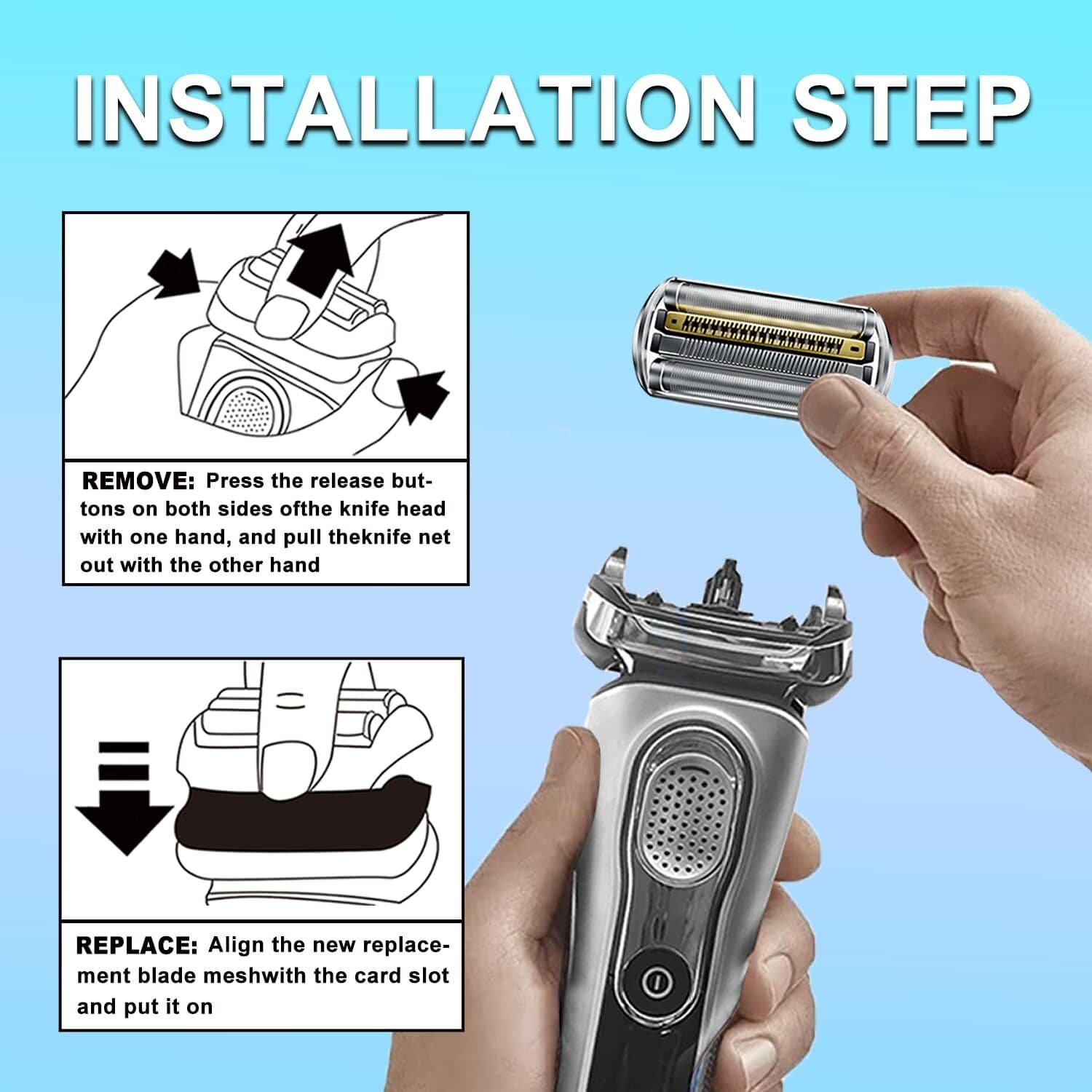 Replacement Shaver Head for Braun Series 9 and 9 Pro - image 3