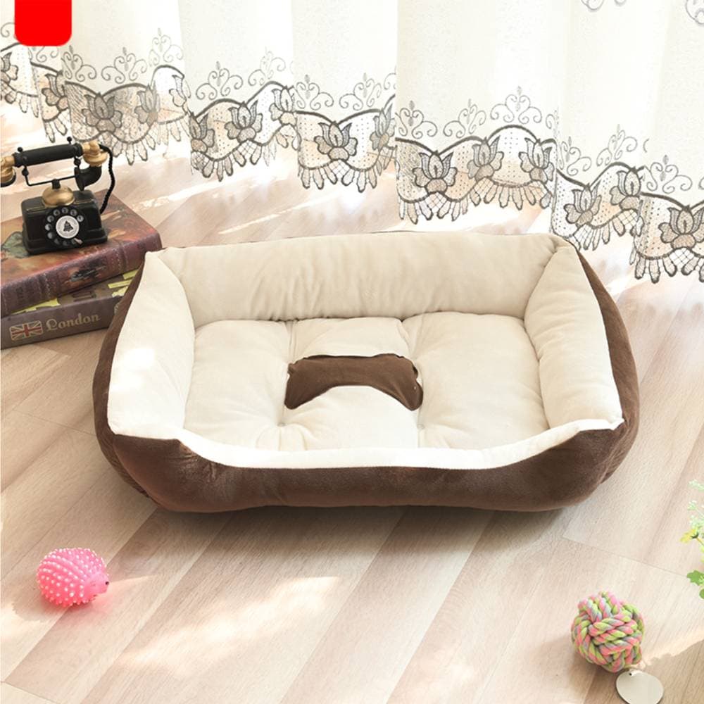 Large Plush Pet Bed for Warm Cosy Lounging - image 5