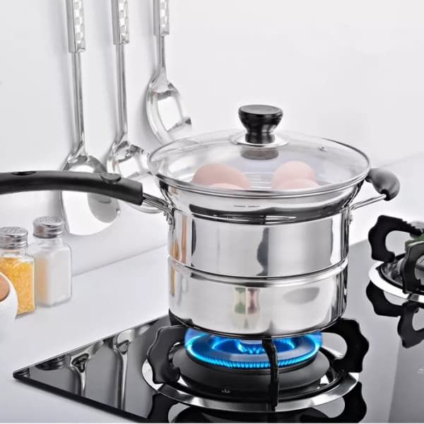 Stainless Steel Chip Pan for Frying and Steaming - image 9