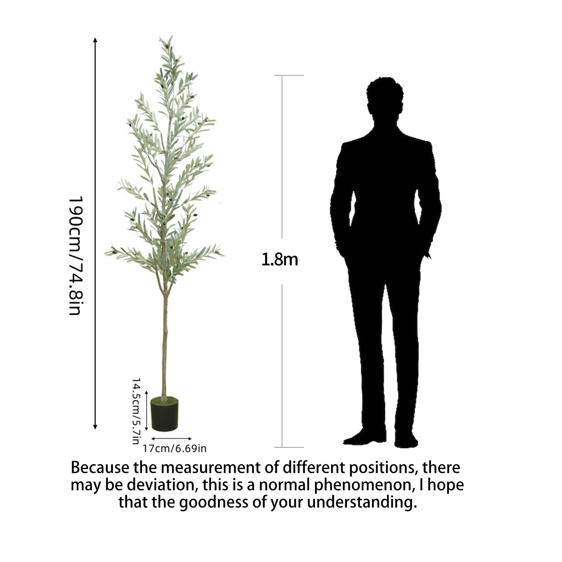 105cm Artificial Olive Tree