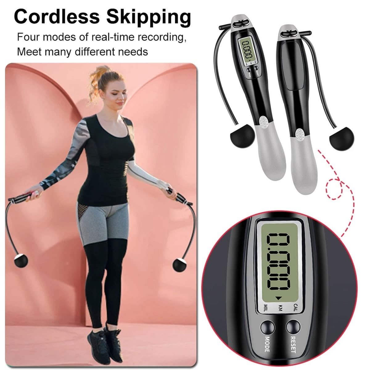 Skip Anywhere with a Cordless Rope That Counts Your Laps - image 2