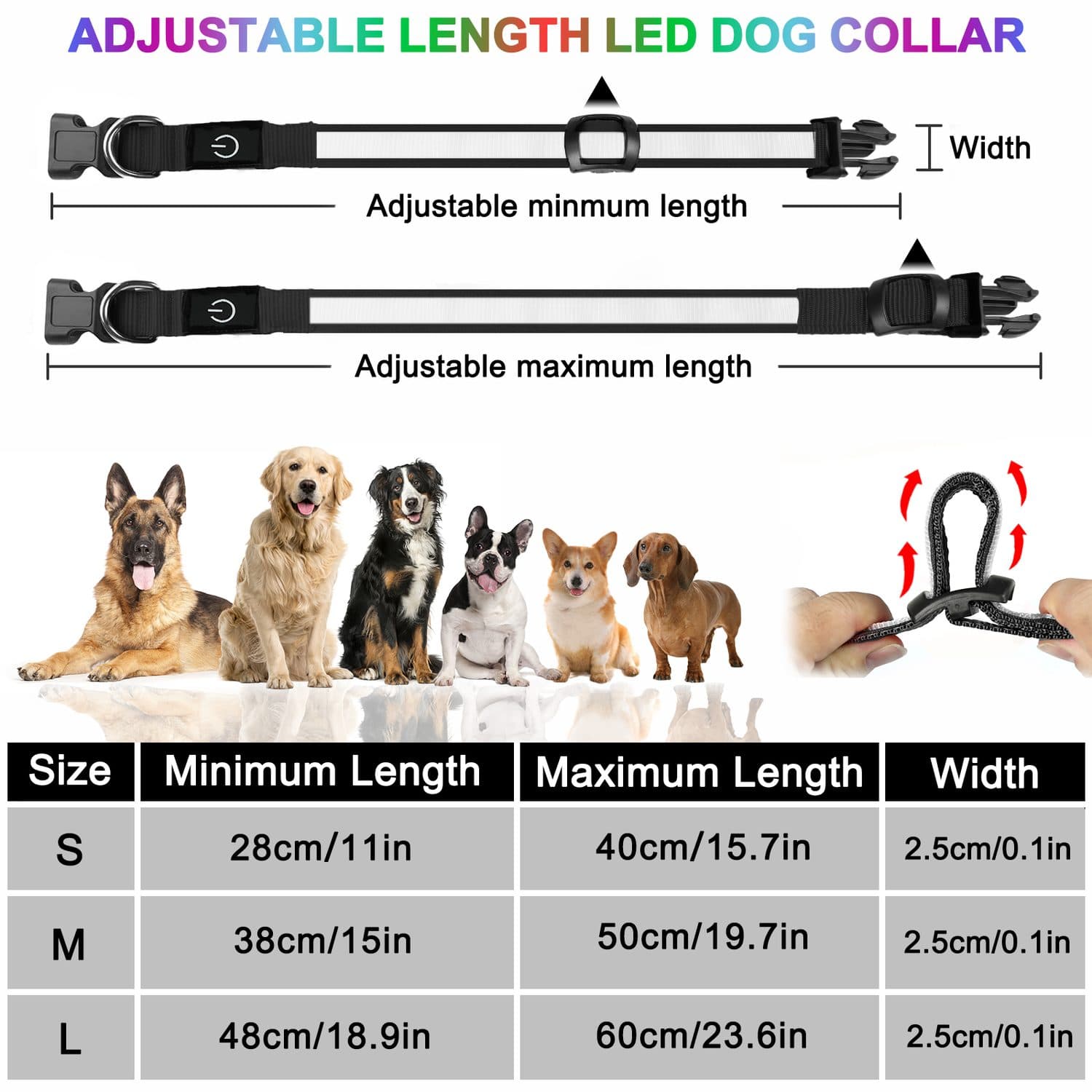 LED Safety Collar for Evening Dog Walks - image 6