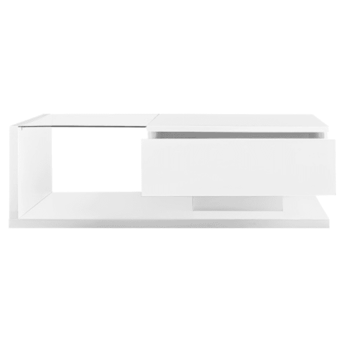 Modern High Gloss Coffee Table with 16-Colour LED Lighting - image 9