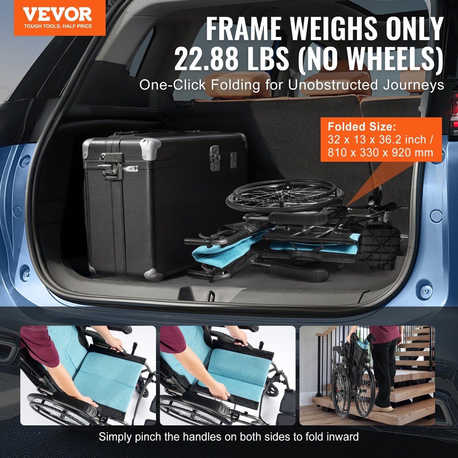 Ultra-Lightweight Folding Wheelchair - image 4
