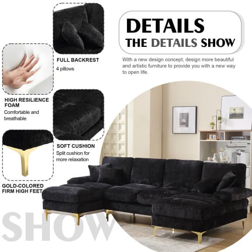 Modular U-Shaped Sofa - image 6