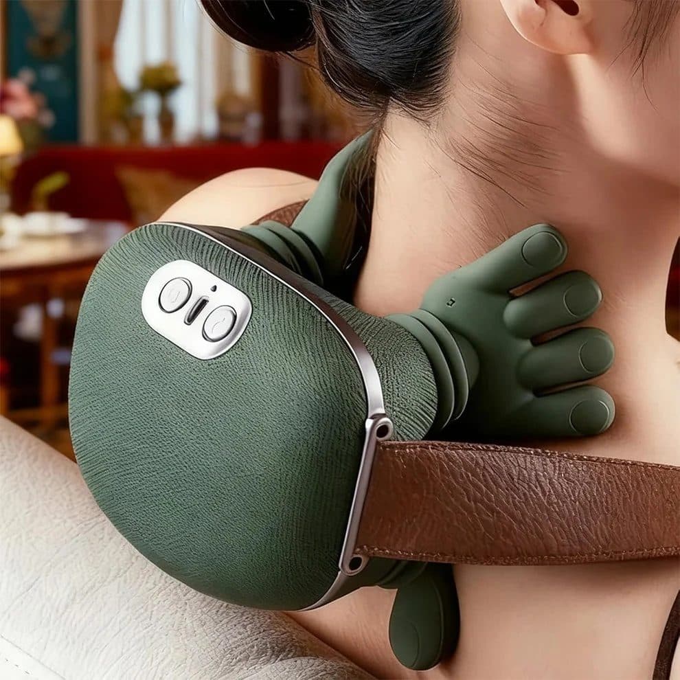 Heated Hand-Shaped Neck & Shoulder Massager - image 7