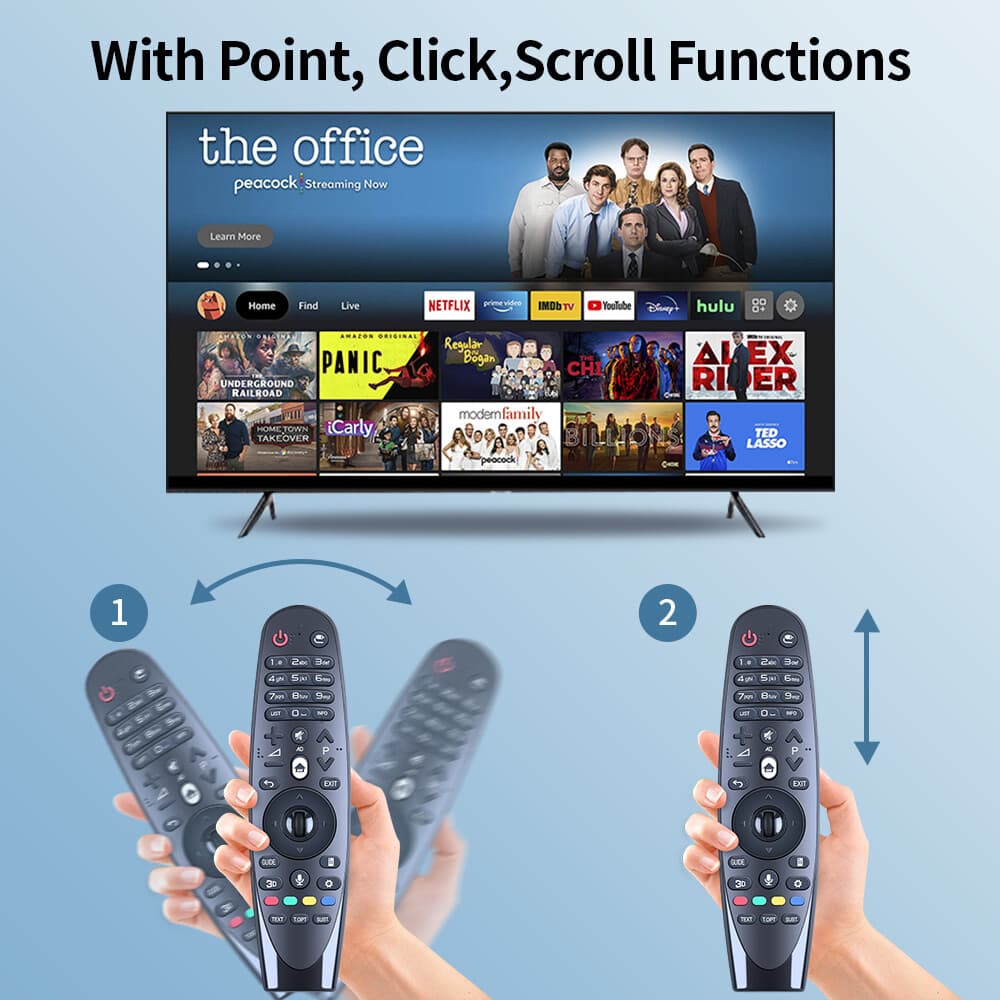 Replacement Remote Control for Select LG Smart TVs - image 1