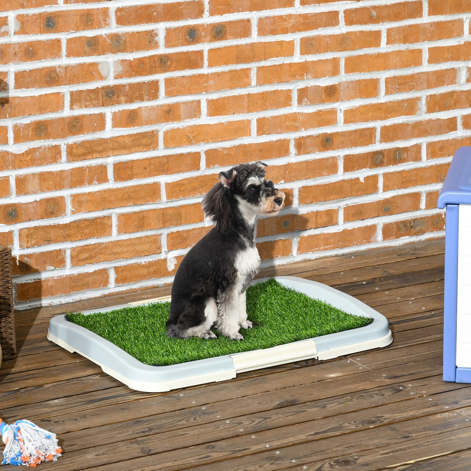 Three-Layer Puppy Training Pad with Artificial Grass - image 5
