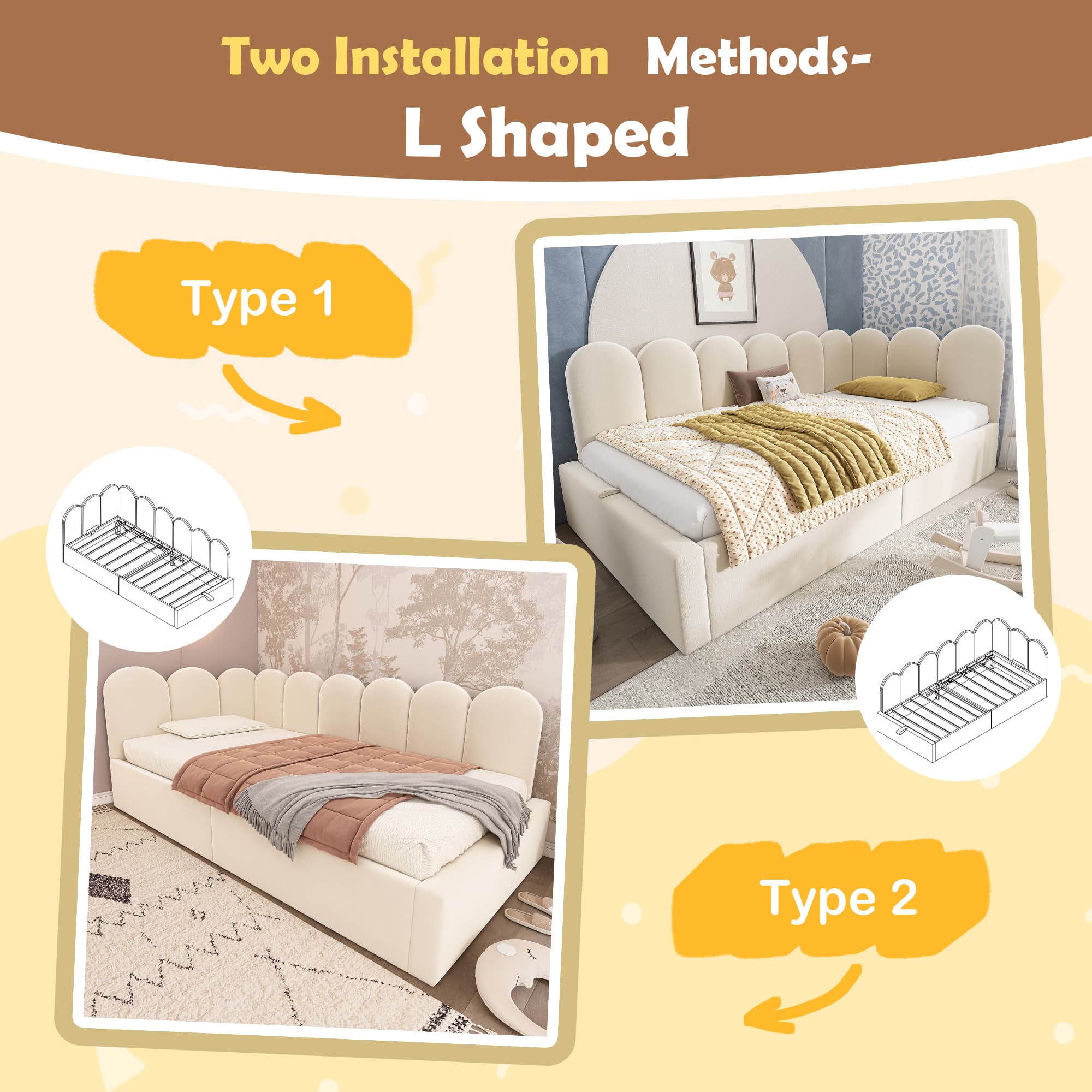 Chic Daybed & Hidden Storage - image 6