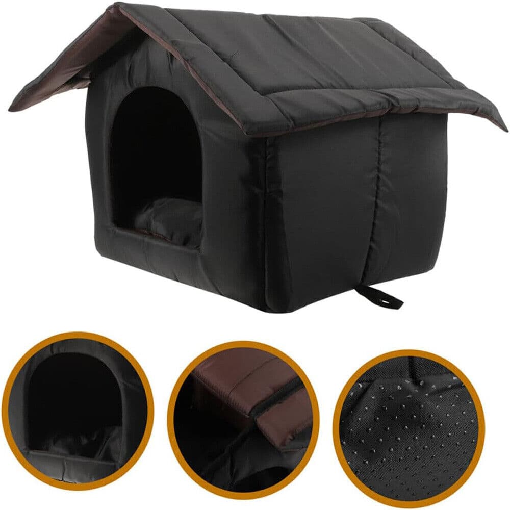 Waterproof Outdoor Cat House Shelter - image 8