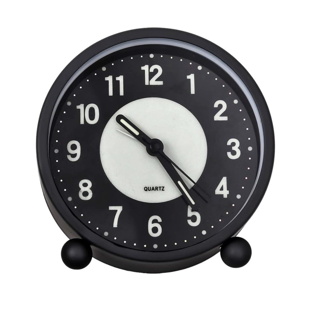 Non-Ticking Bedside Alarm Clock with Glow-in-the-Dark Dial - image 10