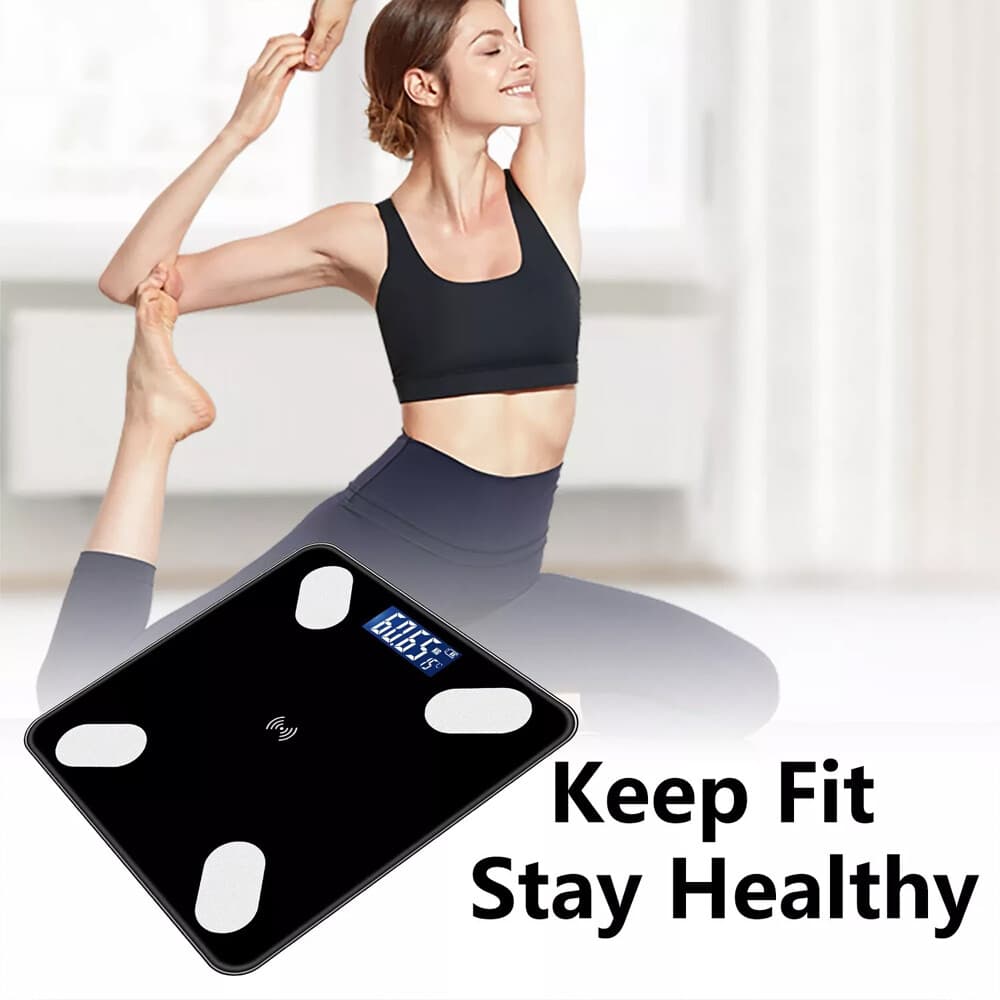 High Precision Digital Bathroom Scales with Clear LCD Display - image 3