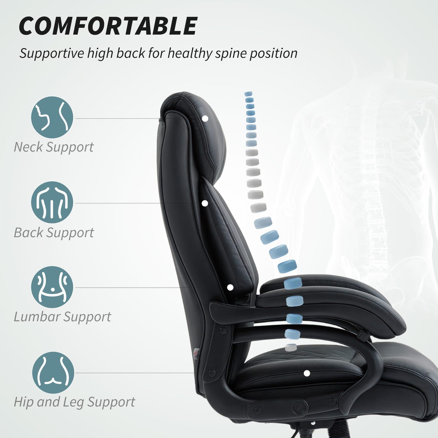 Padded Executive Office Chair - image 2