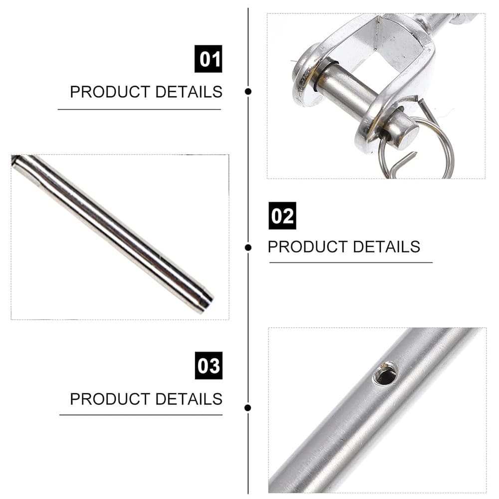 DIY Stainless Steel Wire Rope Balustrade Kit (10-Pack) - image 2