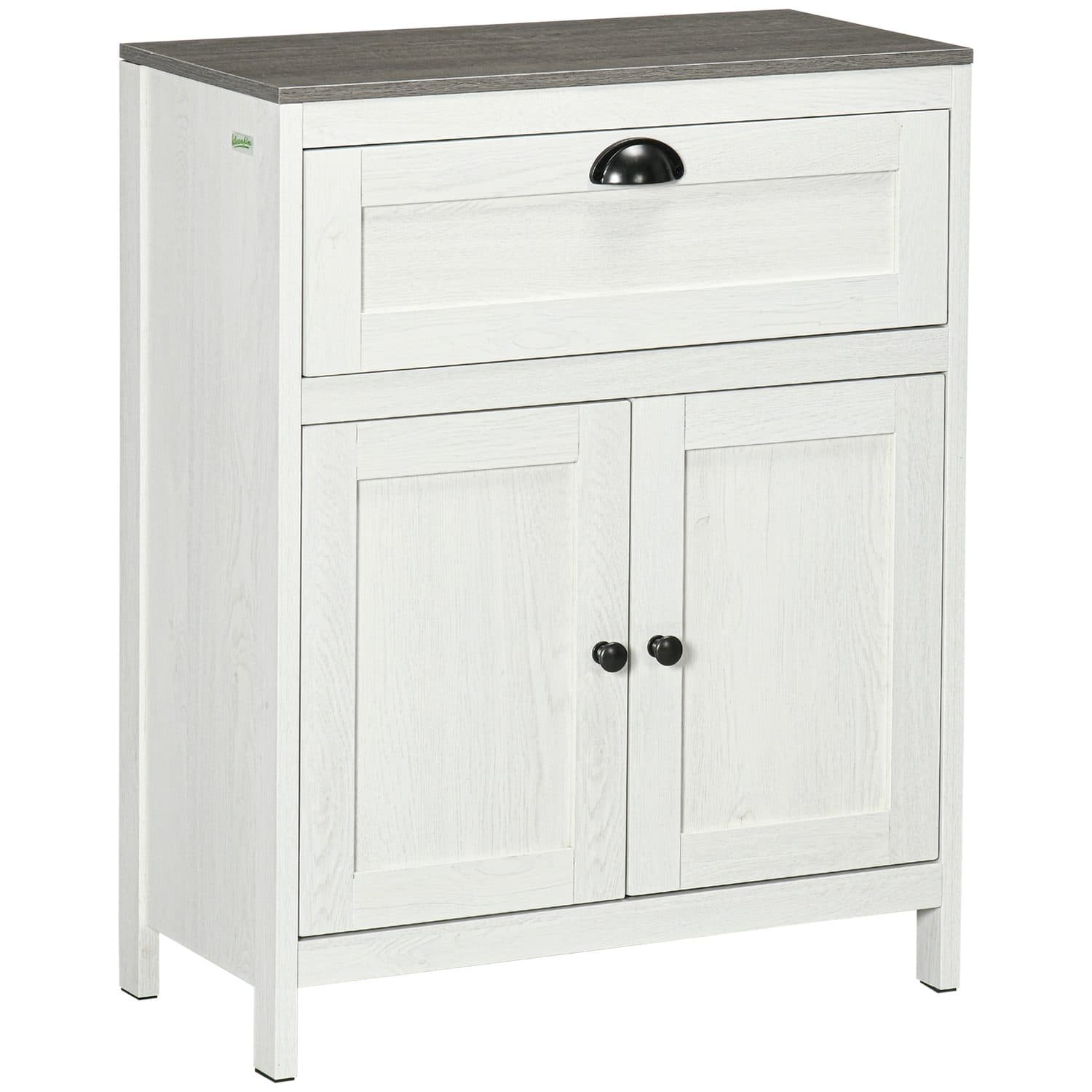 Kleankin Freestanding Bathroom Cabinet - White