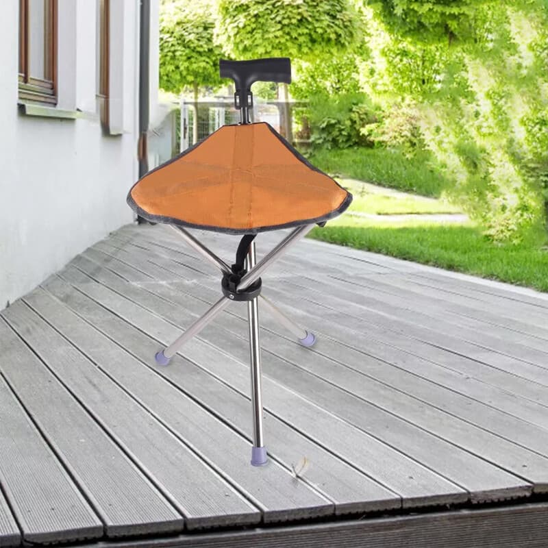 A Walking Cane That Opens into a Seat When You Need to Rest - image 6