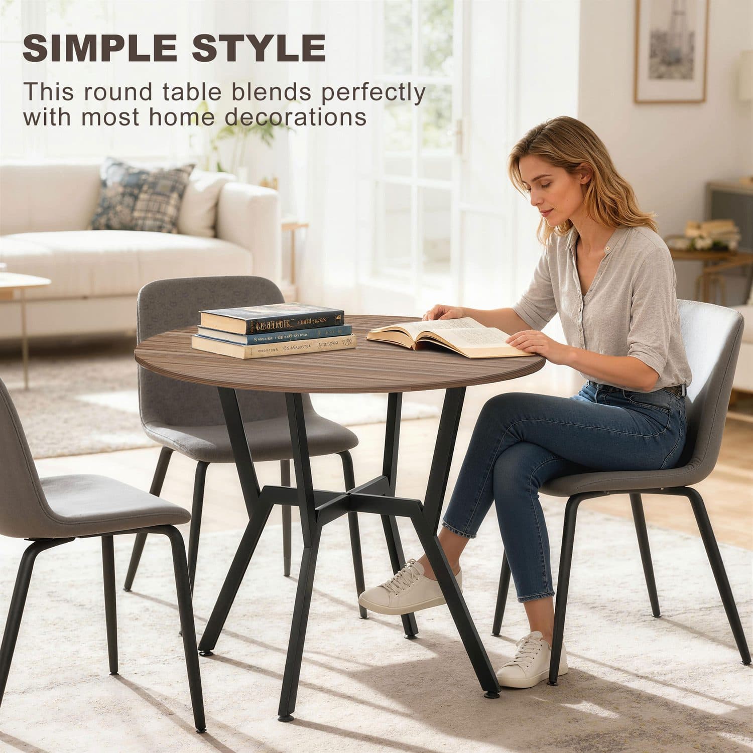 90cm Round Table - image 5