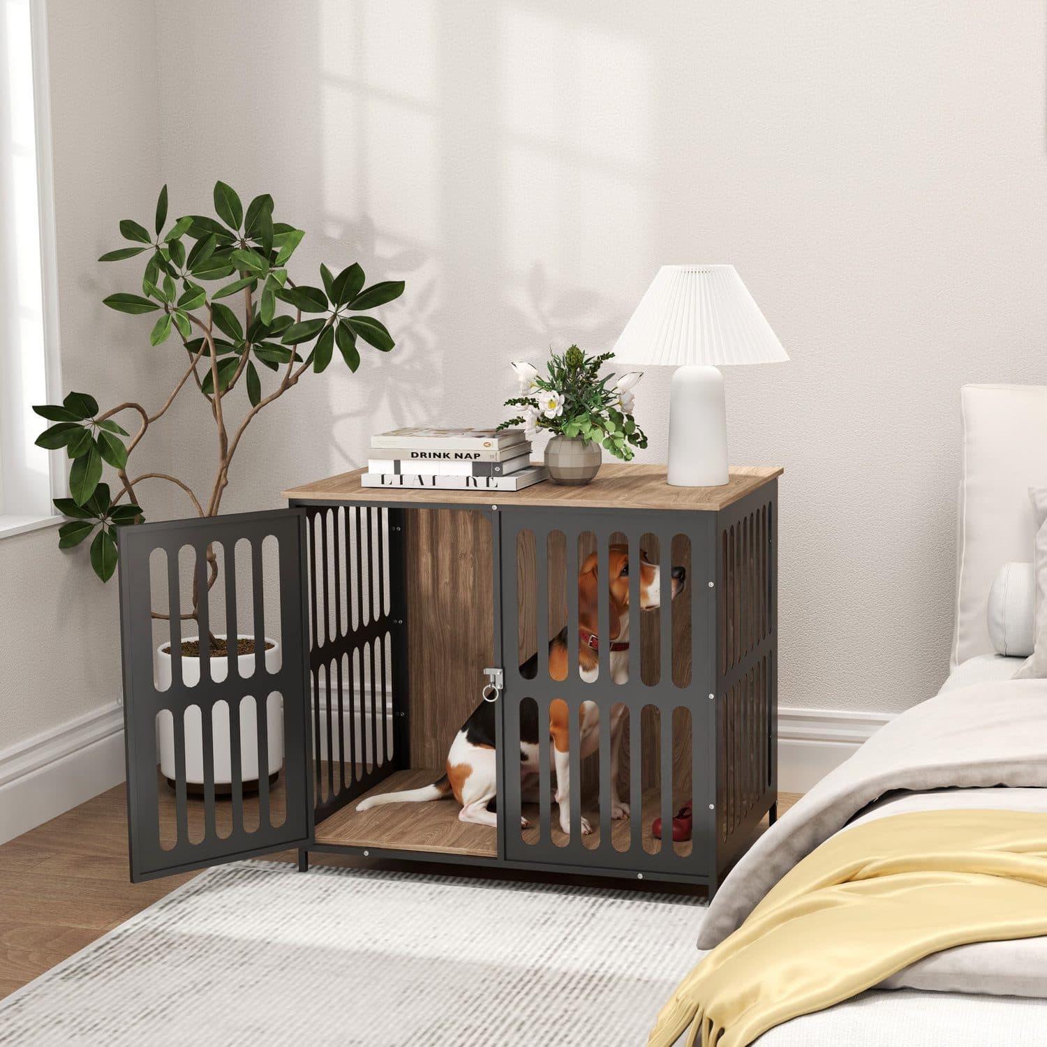 PawHut Dog Crate Furniture & Side Table - image 5