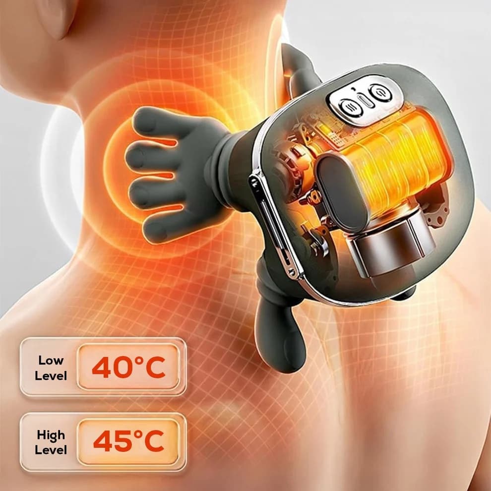 Heated Hand-Shaped Neck & Shoulder Massager - image 2