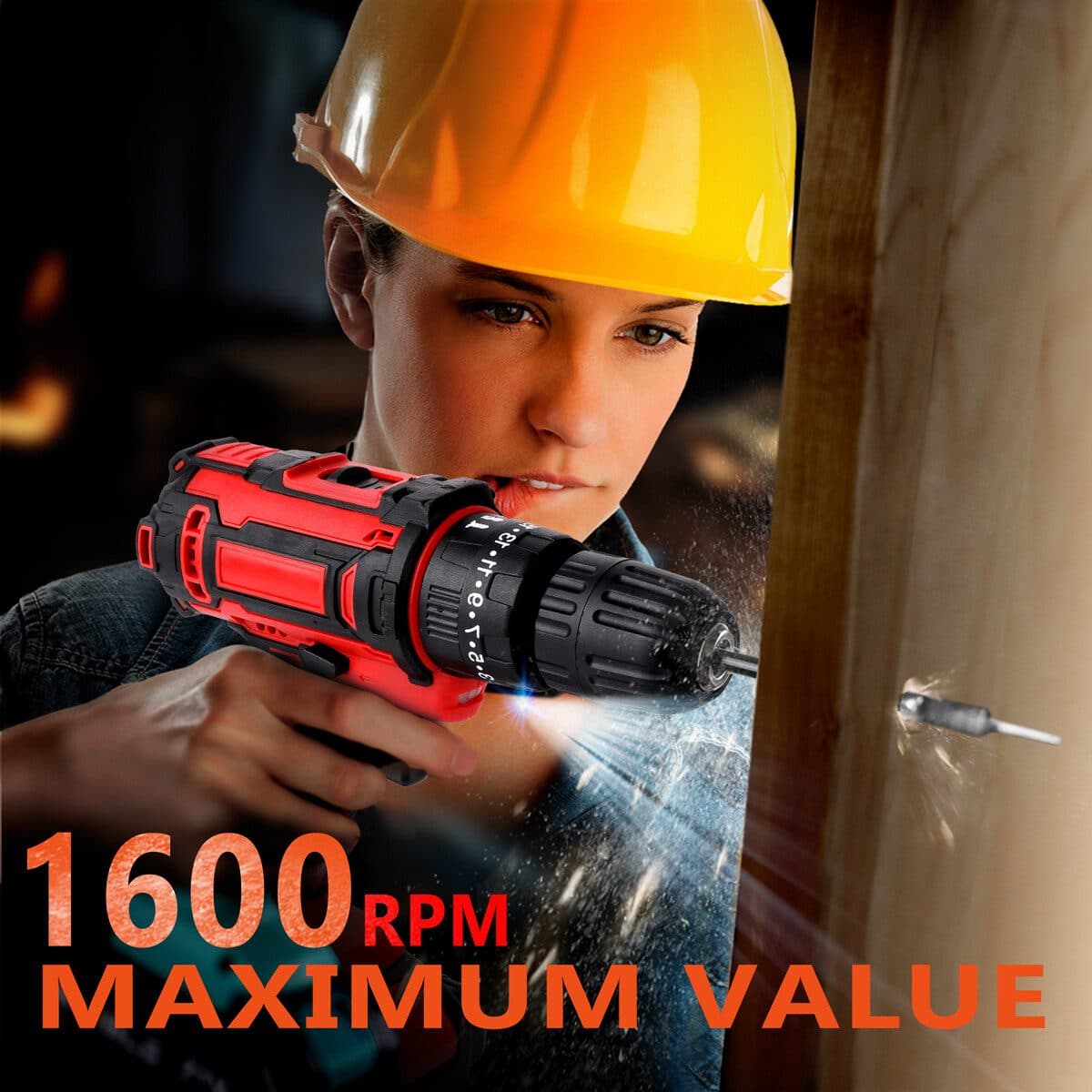 Drill and drive with a 21V cordless drill set - image 2