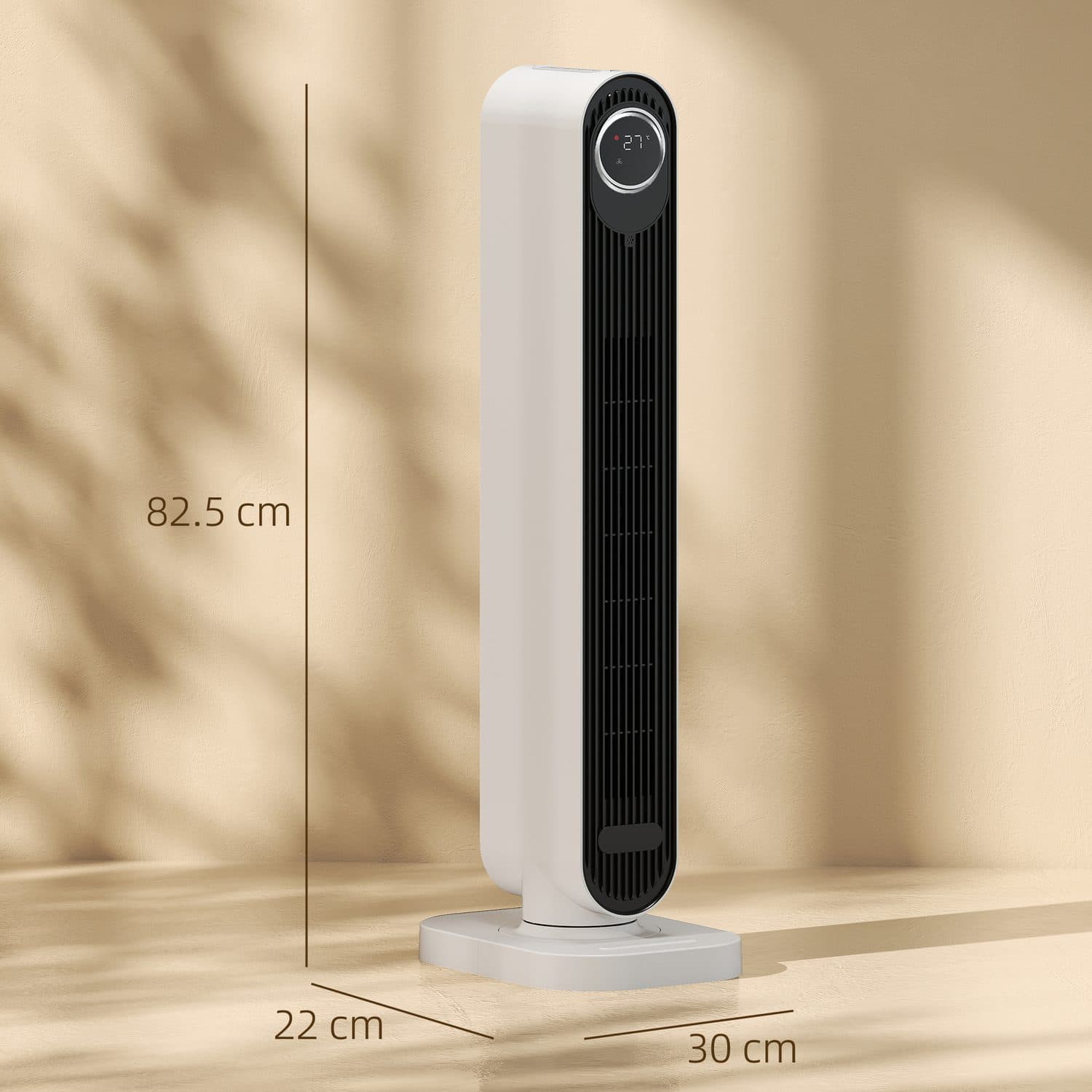 Slim 2000W Ceramic Tower Heater with Remote Control - image 4