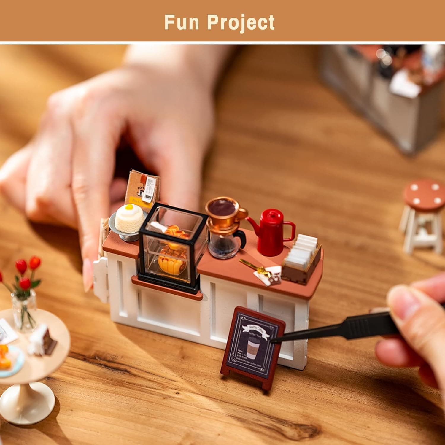 DIY Model Kit to Build: Rolife Miniature Café No.17 - image 3