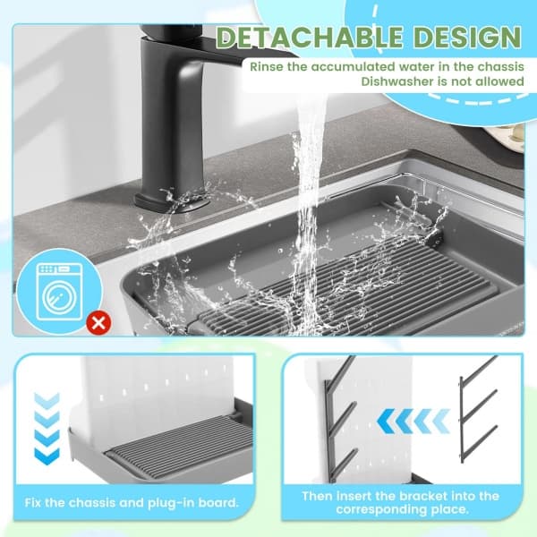 Countertop Vertical Drying Rack for Bottles and Glasses - image 1