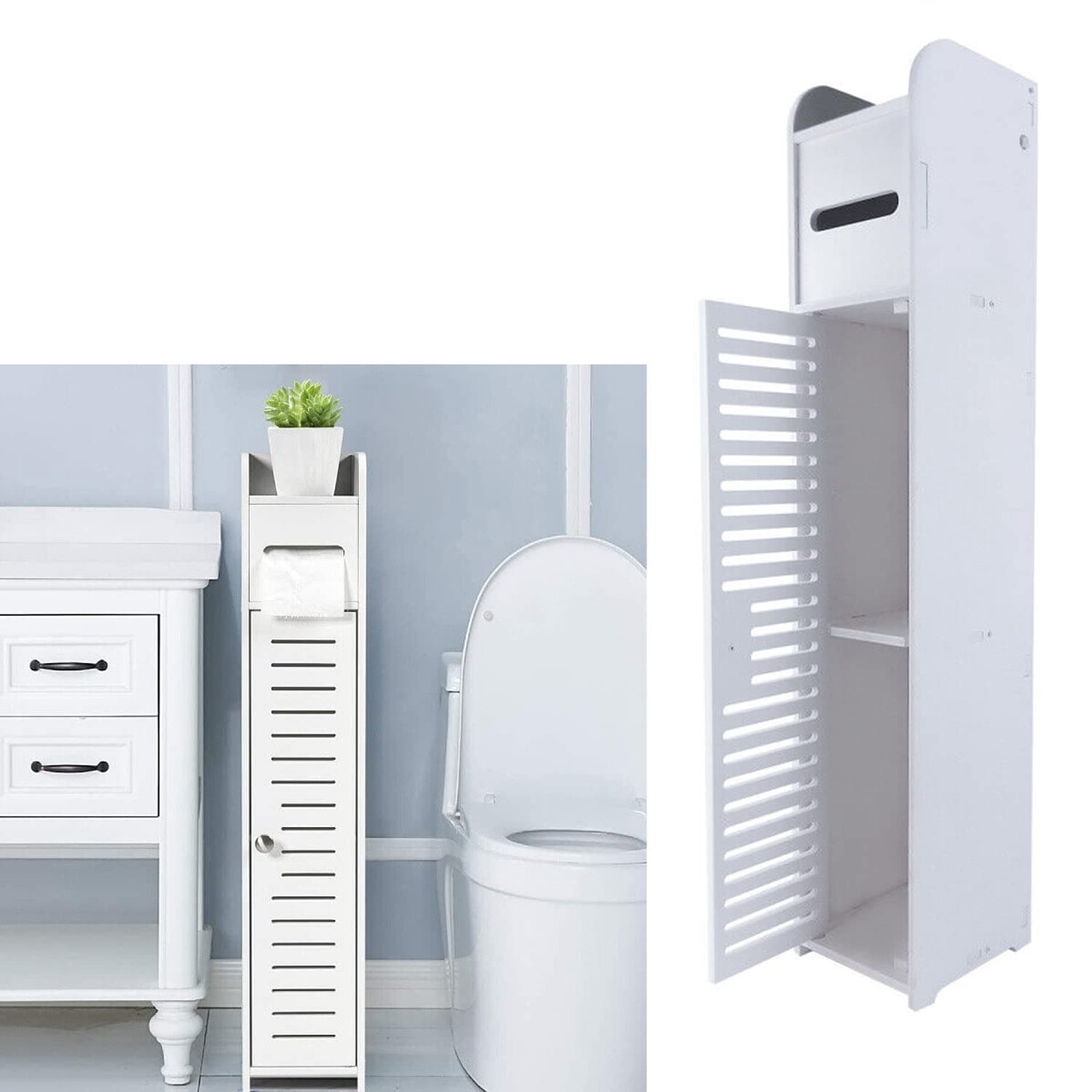 Tall Bathroom Cabinet for Slim, Organised Spaces - image 4