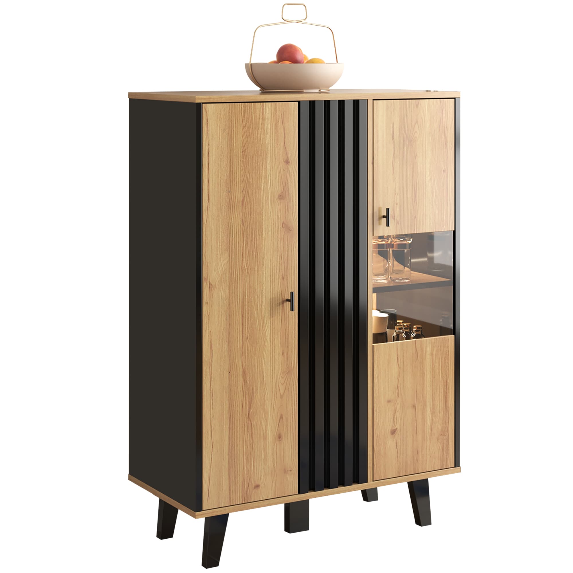 Stylish Storage: Modern Sideboard with LED Ambiance