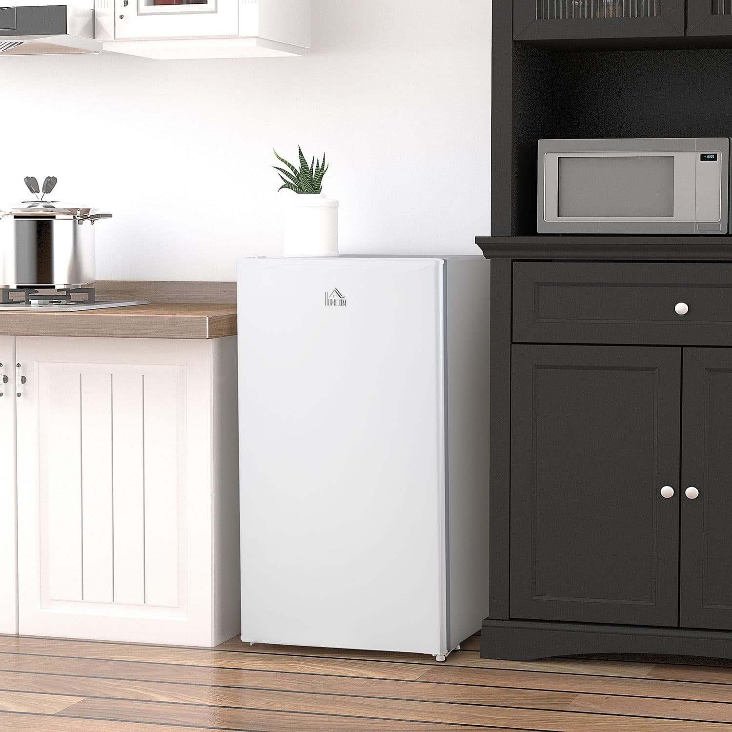 White Under Counter Fridge for Small Kitchens - image 4