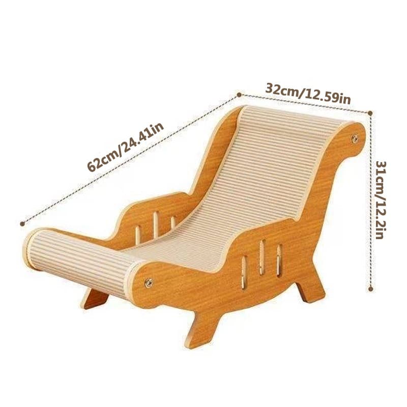 Cat Sisal Lounge Chair With Built-In Scratching Post - image 7