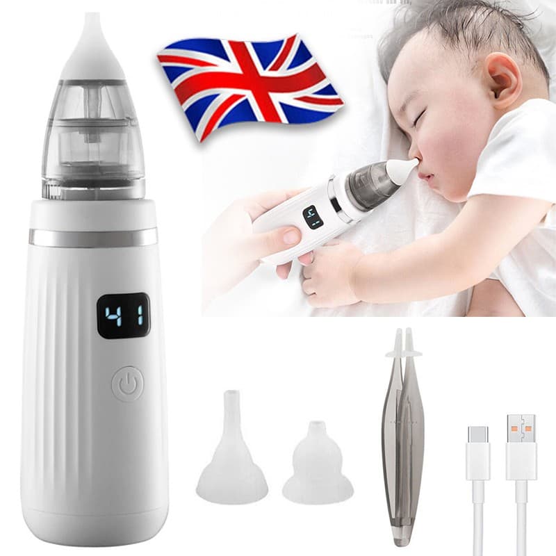 Electric Baby Nasal Aspirator for Gentle Congestion Relief - Default