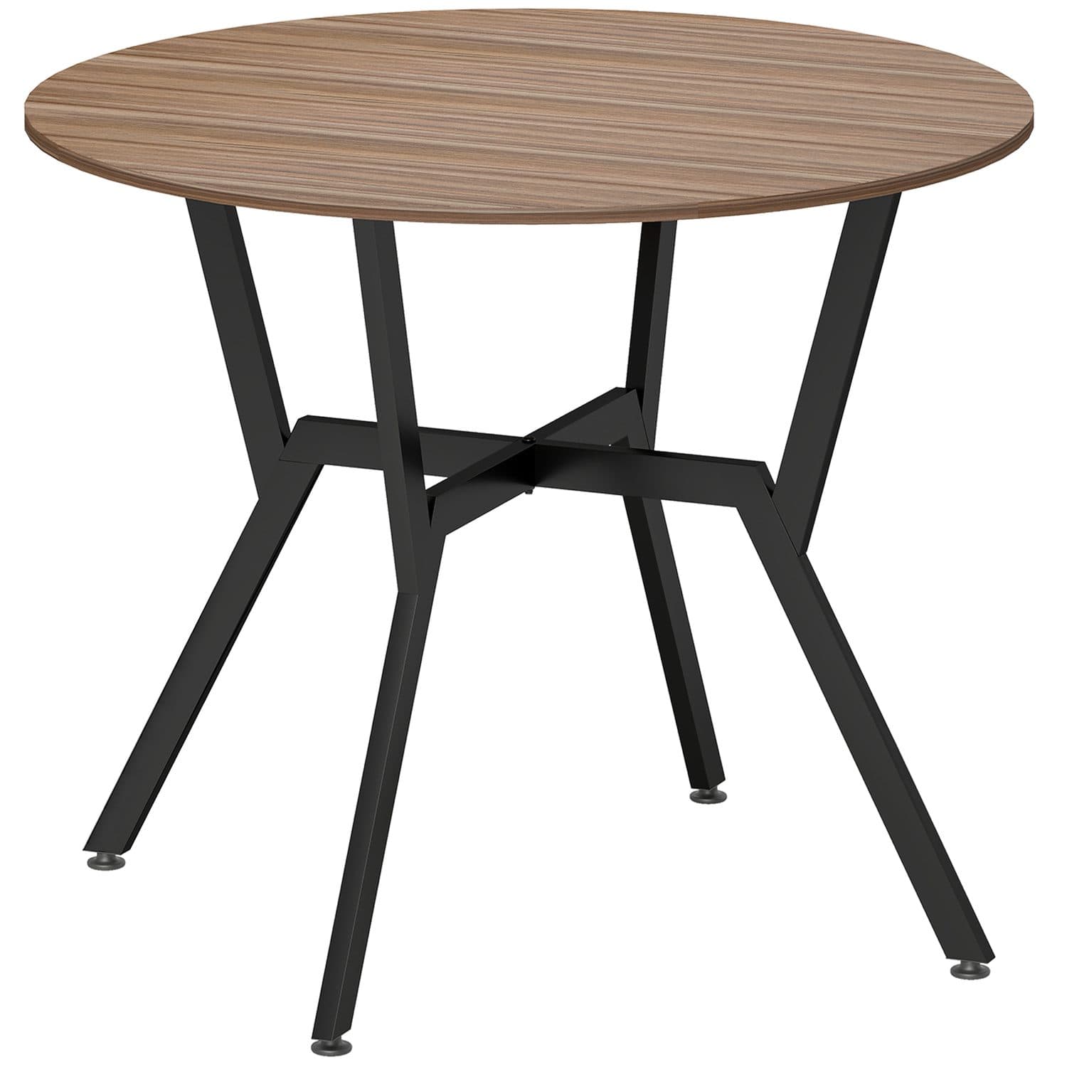90cm Round Table - Brown