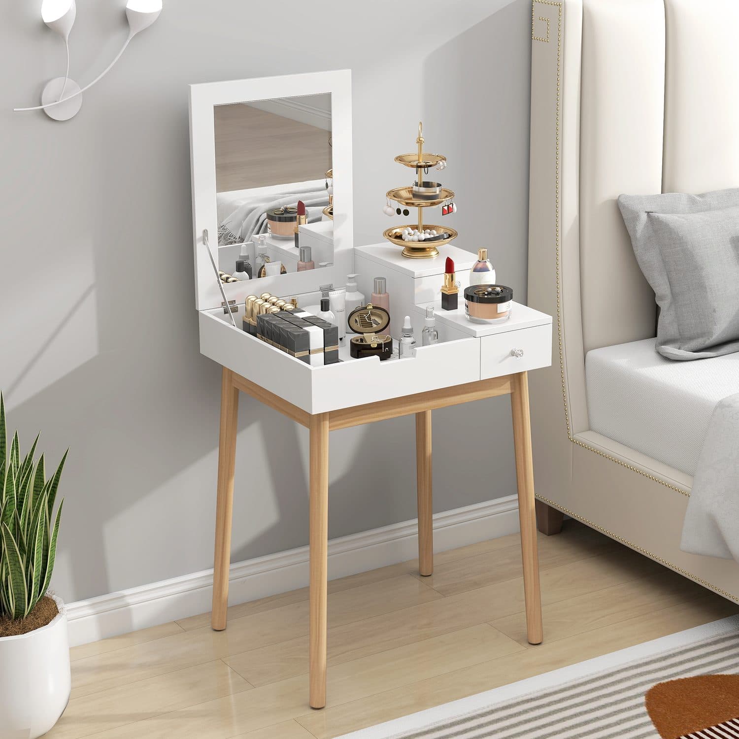 2-in-1 Vanity & Writing Desk - image 1