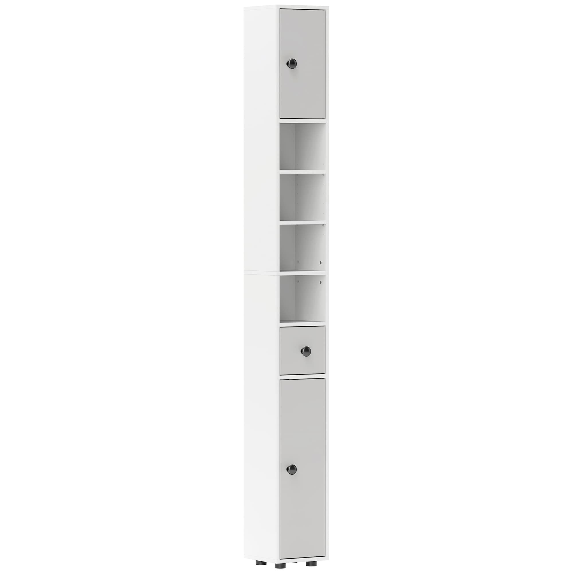 Kleankin Slim Light Grey Cabinet